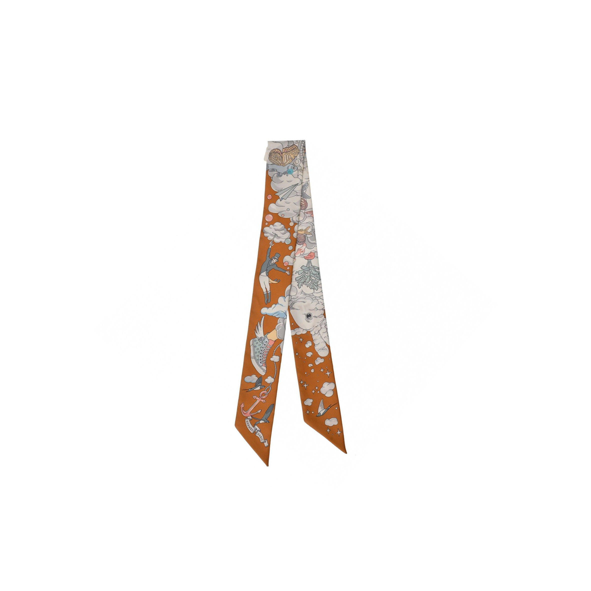 HERMES TWILLY SILK SCARF H063900S15 (86*5cm)